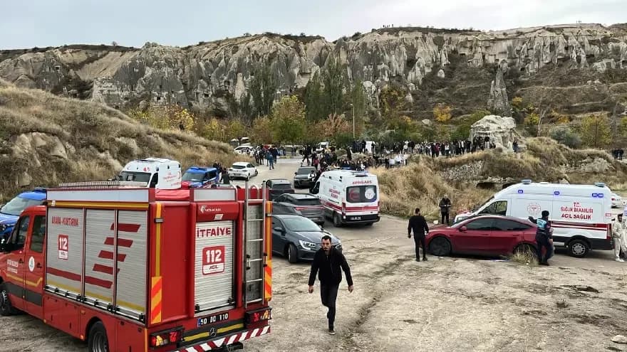 Göreme’de peribacası çöktü: 2 kişi hayatını kaybetti