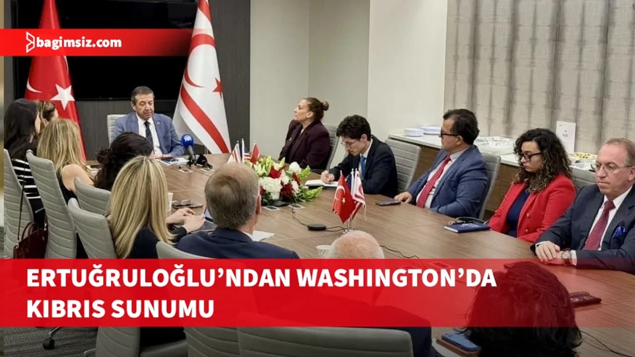Ertuğruloğlu, Washington’da Kıbrıslı Türkler, sivil toplum temsilcileri ve öğrencilerle buluştu