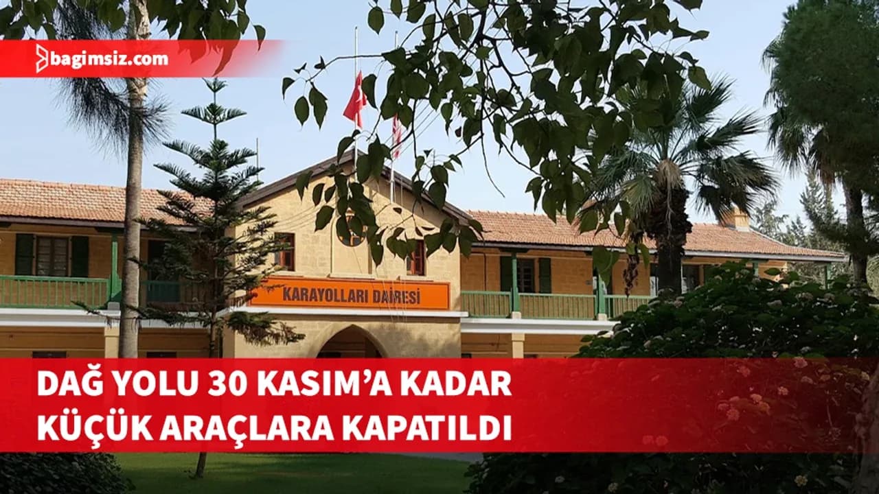 Dağ yolu otomobil ve motosiklet türü araçlara kapatıldı