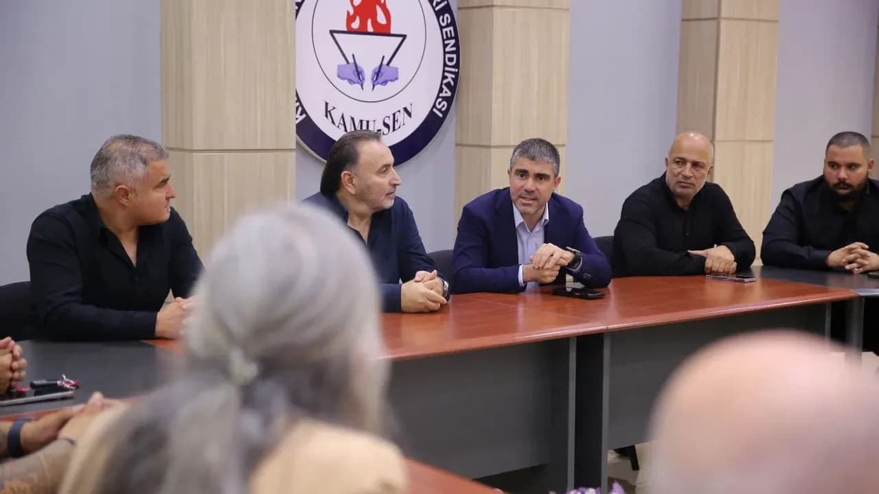 UBP adayı Aktunç, Kamu-Sen ve Thalassemia Derneği’ni ziyaret etti