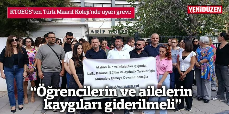 “Öğrencilerin ve ailelerin kaygıları giderilmeli”