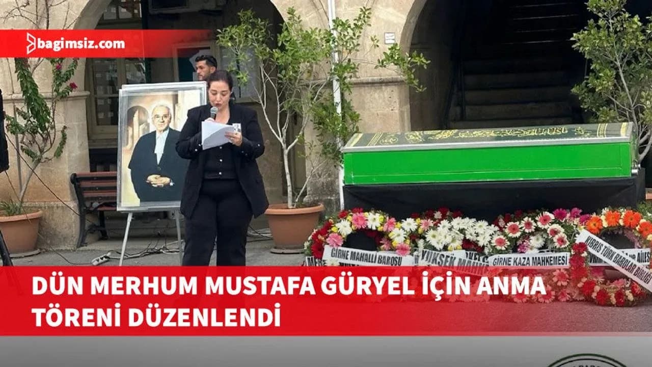 Kıbrıs Türk Cemaat Meclisi eski milletvekili merhum Mustafa Güryel için 14 Ekim'de anma Toreni düzenlendi