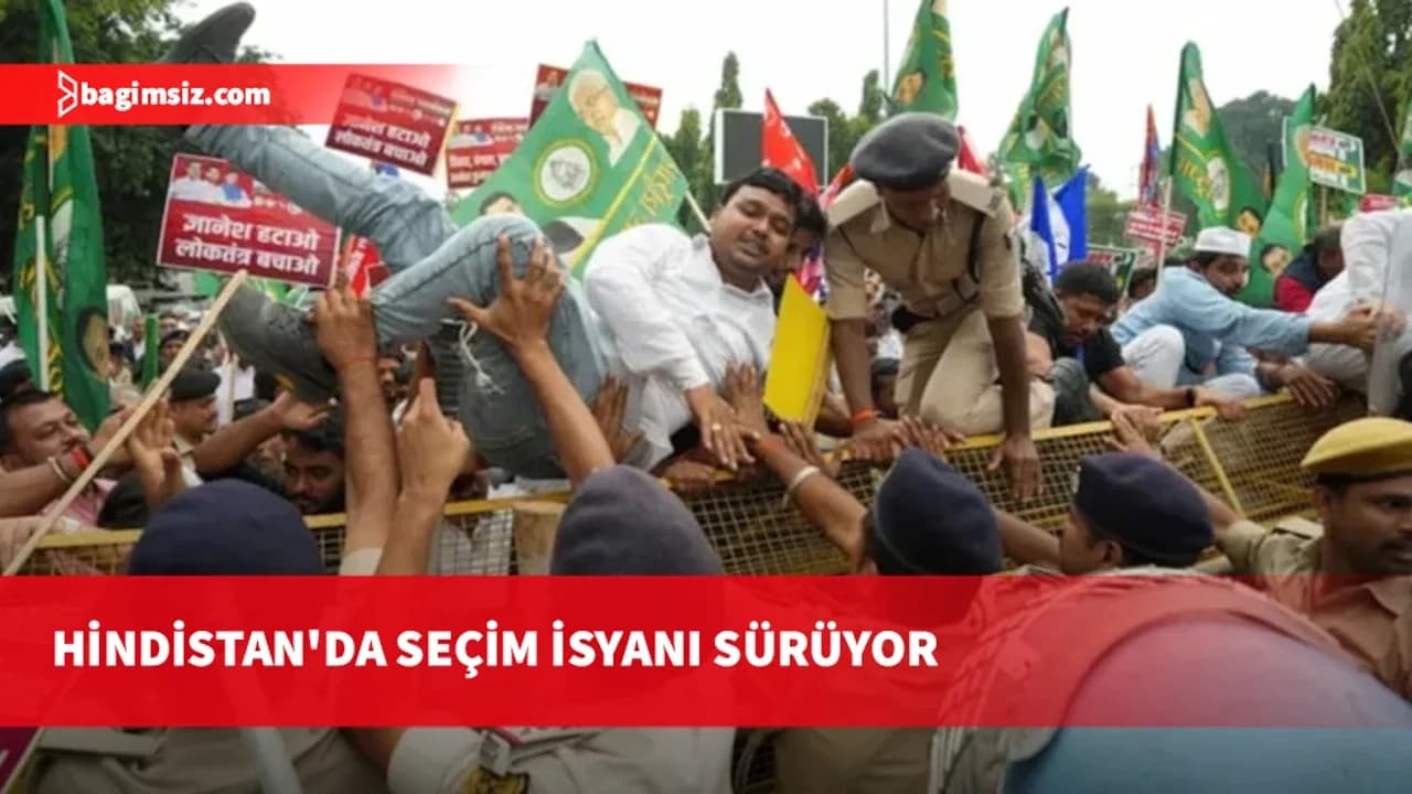 Hindistan'da seçim isyanı sürüyor: Gençlik liderleri cezaevine girdi