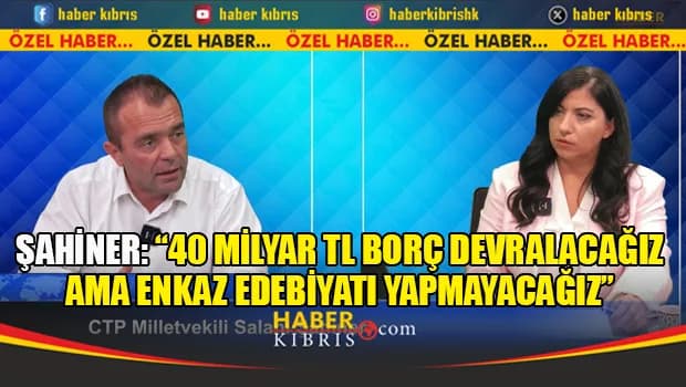 Şahiner: “Enkaz edebiyatı yapacak vaktimiz olmayacak “