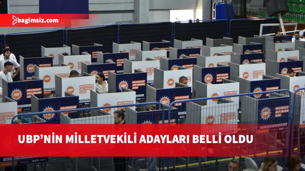 UBP’de ön seçim sonuçları belli oldu!
