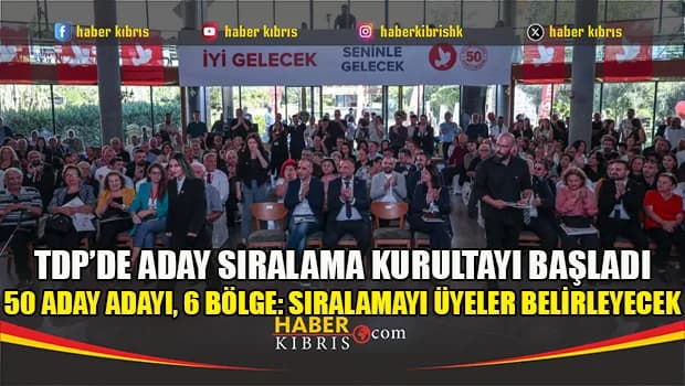 TDP'de Aday Sıralama Kurultayı başladı
