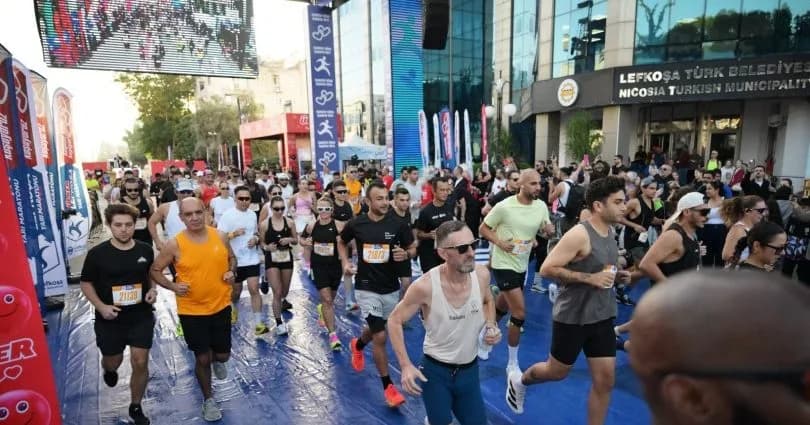 Ülker Lefkoşa Yarı Maratonu’nda 10 kilometre koşusu koşuldu