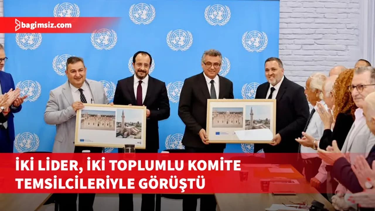 Liderler, iki toplumlu komitelerin temsilcileriyle bir araya geldi