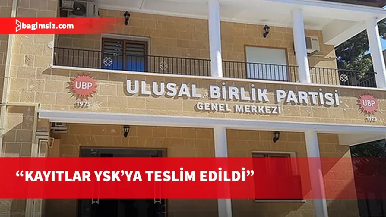 UBP: Aday belirleme seçim ve sonuçları yasa, tüzük ve yönetmeliğe uygundur