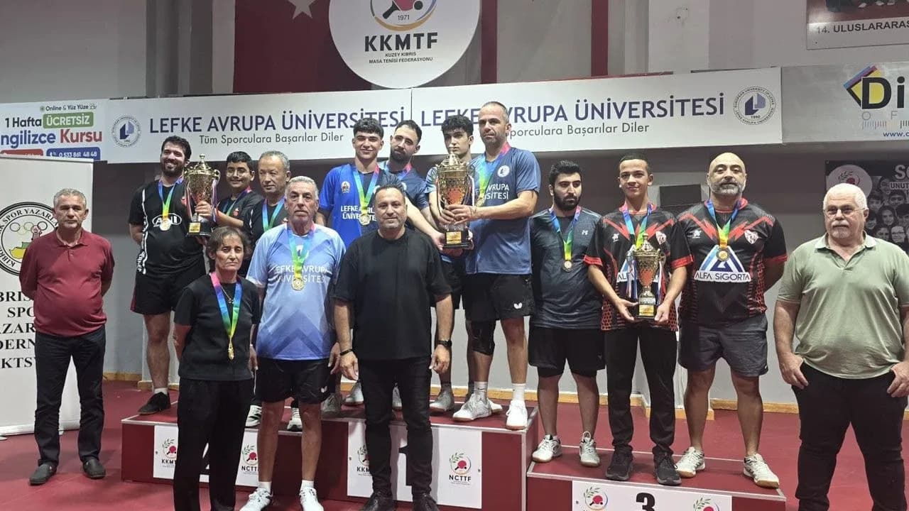 LAÜ ve GAÜ, KTSYD Masa Tenisi Kupası’nın şampiyonu oldu