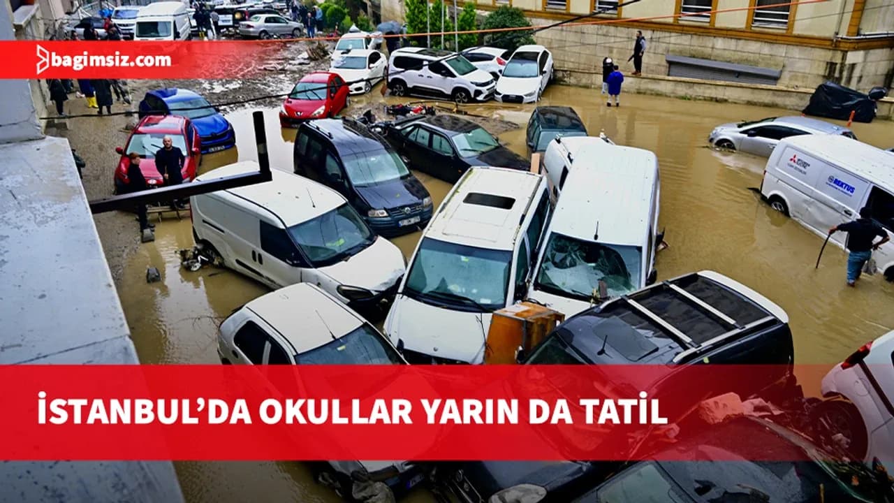 İstanbul’da sağanak felaketi: Mahsur kalanlar kurtarıldı, okullar yarında tatil edildi