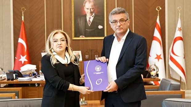 Cumhurbaşkanı Tufan Erhürman, Ombudsman İlkan Varol’u kabul etti