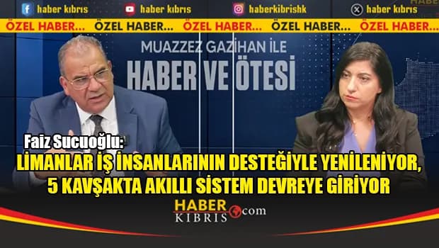 Sucuoğlu: “Lefkoşa trafiği akıllı sistemle yönetilecek,yollar bariyerler yenilenecek”