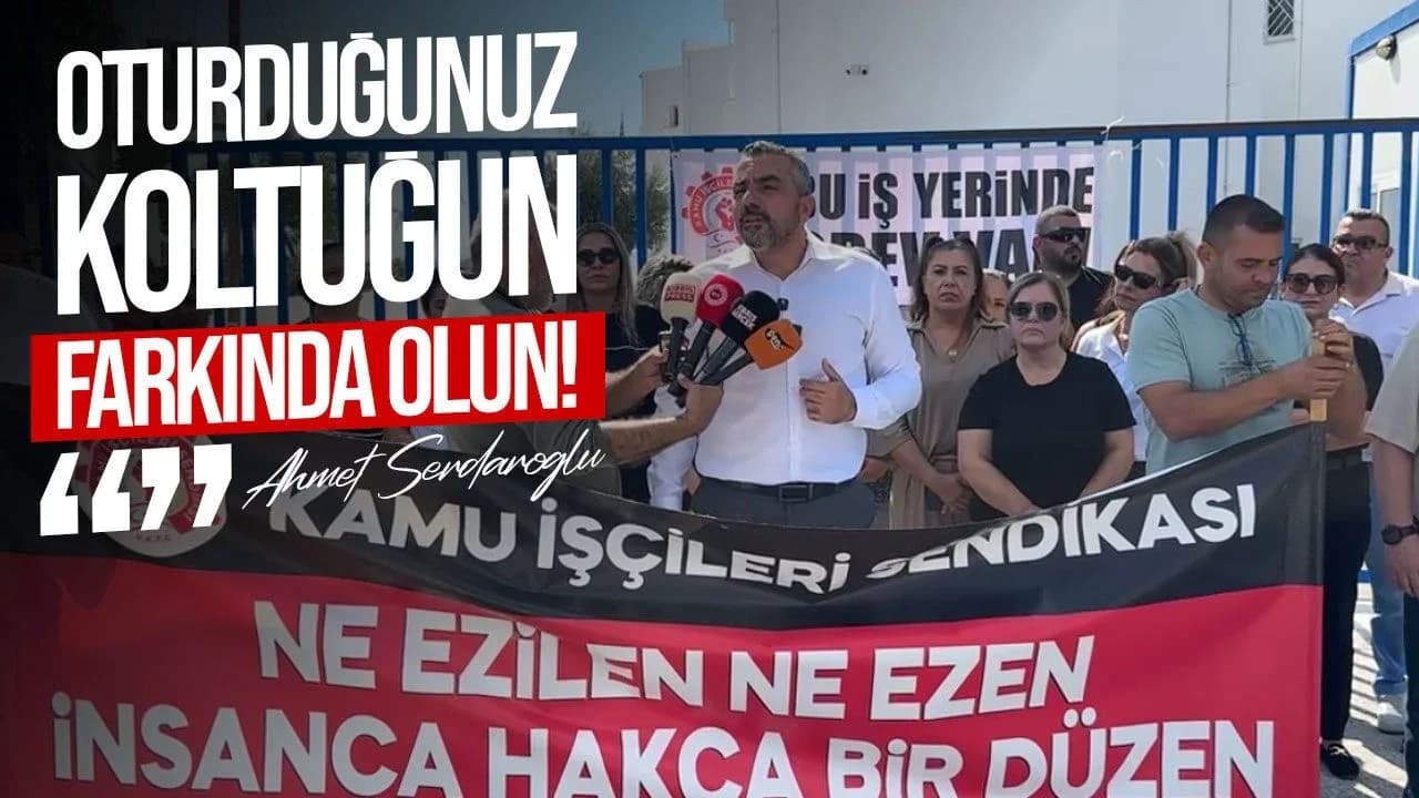 Ahmet Serdaroğlu: Bakana teşekkür etmeyeceğim