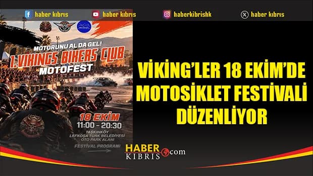Viking’ler 18 Ekim’de motosiklet festivali düzenliyor