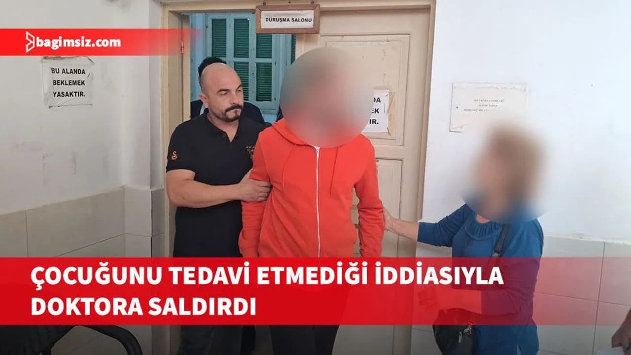 Girne Askeri Hastanesi’nde alkollü zanlı çocuğunu tedavi etmediği iddiası ile doktora saldırdı