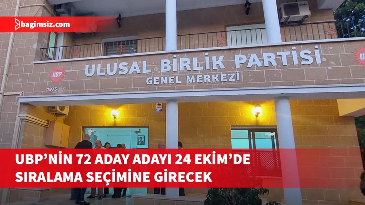 UBP’de sıralama seçimi öncesi aday adaylarının sıra numaraları belirlendi