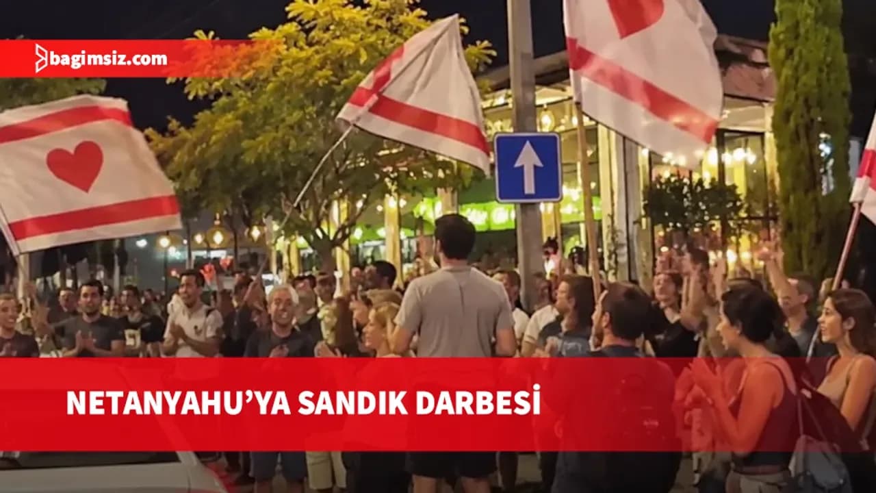 Netanyahu'ya sandık darbesi! Muhalifler sokaklarda kutlama yapıyor
