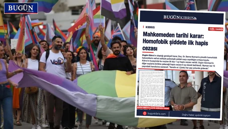 Kuir Kıbrıs’tan emsal mahkeme kararına ilişkin açıklama: “Nefret suçu, nefret suçu olarak görüldü”