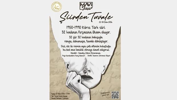 “Şiirden Tuvale” Lefkoşa’da sergilenecek