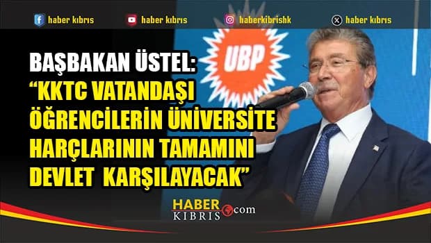 Ünal Üstel: Gençlerimize AB ve Türkiye’de olduğu gibi ücretsiz üniversite kapısını açıyoruz