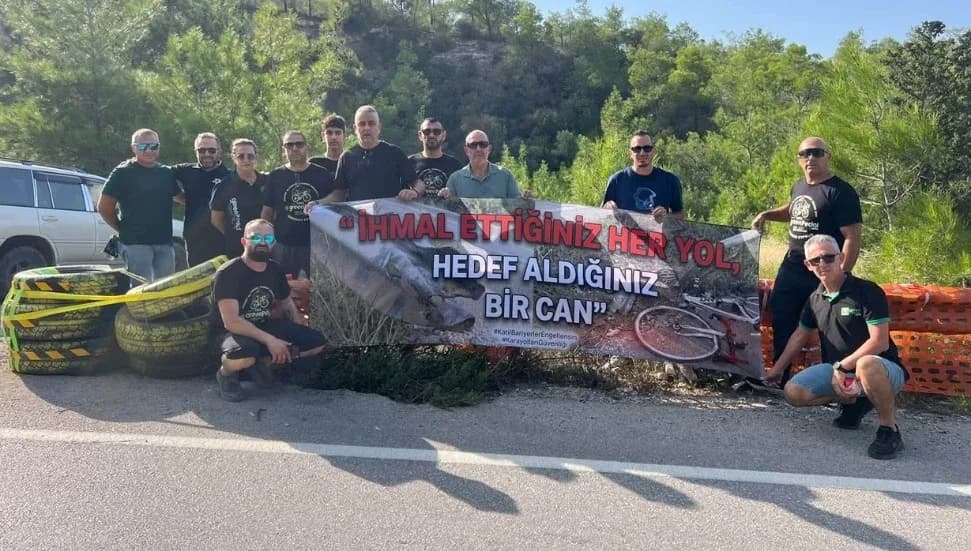 Green Pedal’dan bakımsız bariyere lastikli protesto