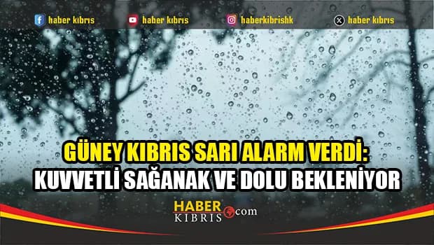 Güney Kıbrıs sarı alarm verdi