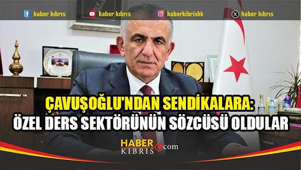 Çavuşoğlu sendikaları hedef aldı: Bin 500 defa söyledim, bin 501 olsun!