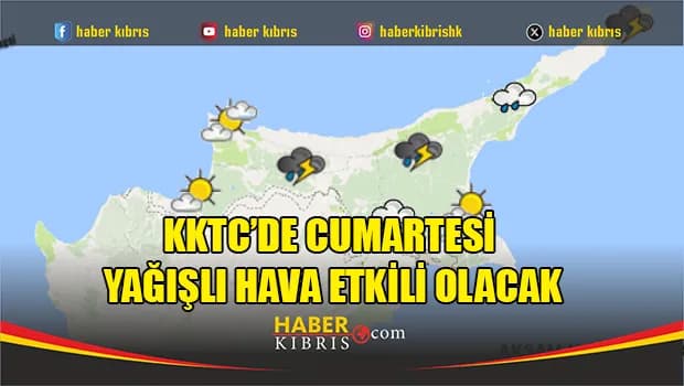 Meteoroloji: Cumartesi sağanak ve gök gürültülü yağış bekleniyor