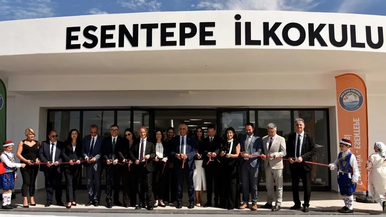 Esentepe İlkokulu yeni okul binası açıldı