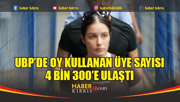UBP’de oy kullanan üye sayısı 4 bin 300’e ulaştı