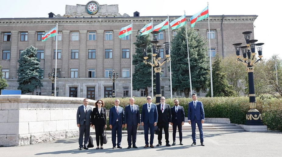 Cumhurbaşkanı Tatar, Hankendi şehrini ziyaret etti