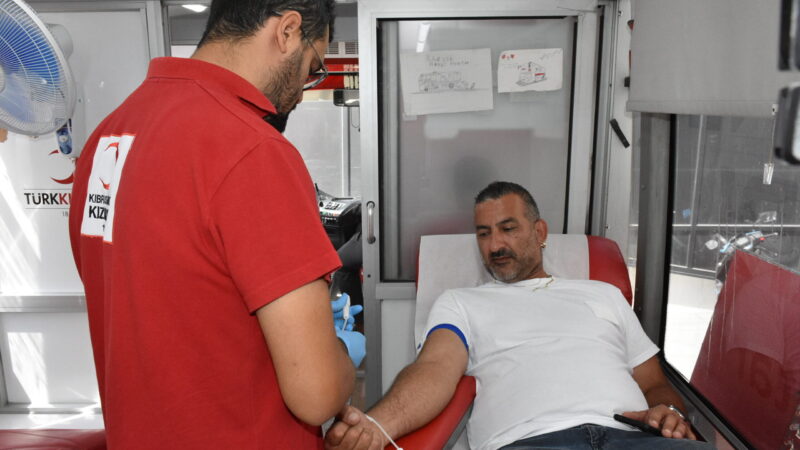 Girne’de kan bağışı kampanyası…